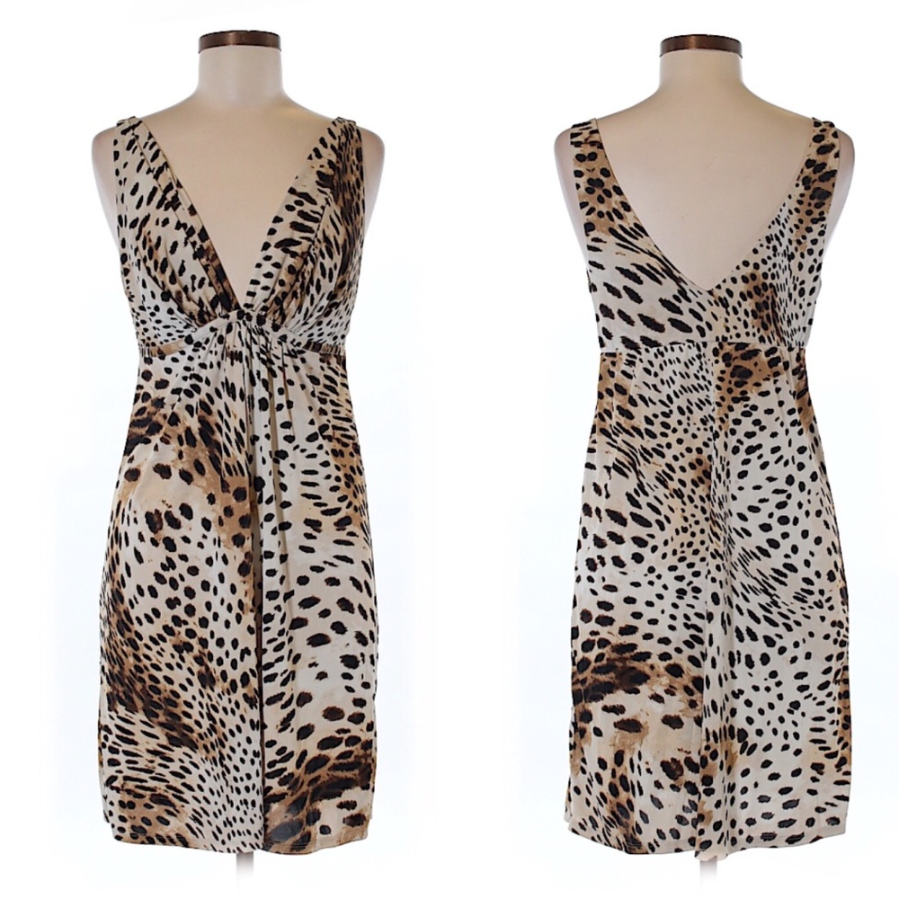 Anthropologie Natori Animal Print Nightgown Chemis